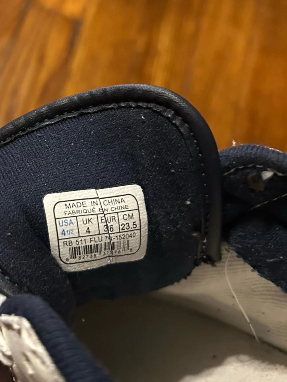 Reebok S. Carter Jay Z Men’s White and Navy Casual Sneakers